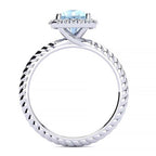 Alyssa Aquamarine Ring