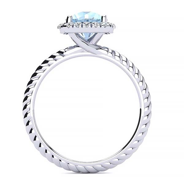 Alyssa Aquamarine Ring