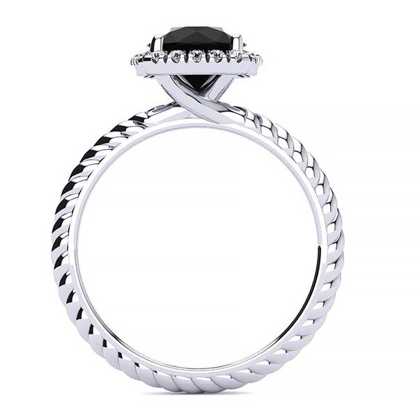 Alyssa Black Diamond Ring