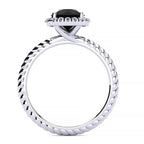 Alyssa Black Diamond Ring