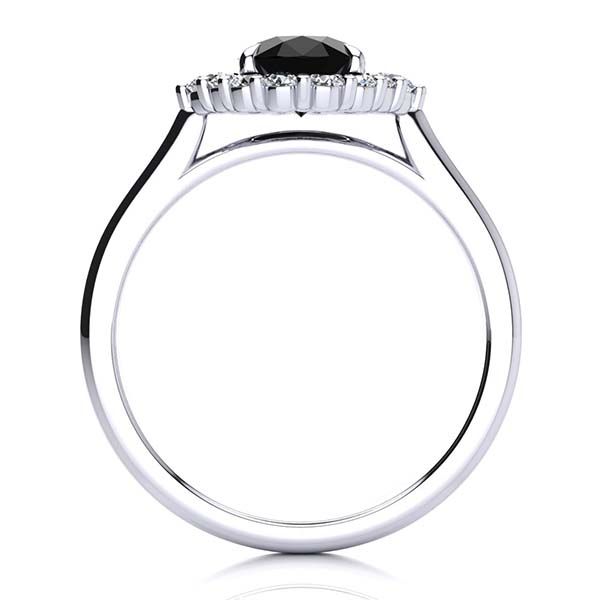 Debora Black Diamond Ring