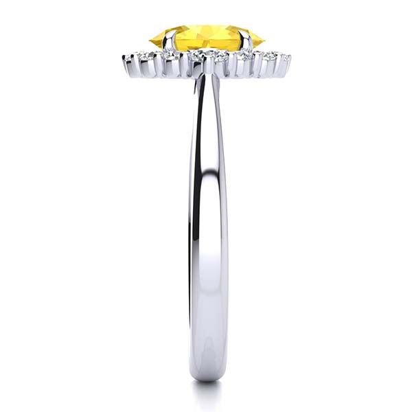 Debora Yellow Citrine Ring