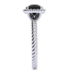 Alyssa Black Diamond Ring