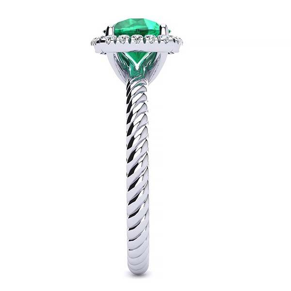 Alyssa Emerald Ring