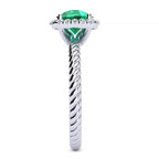 Alyssa Emerald Ring