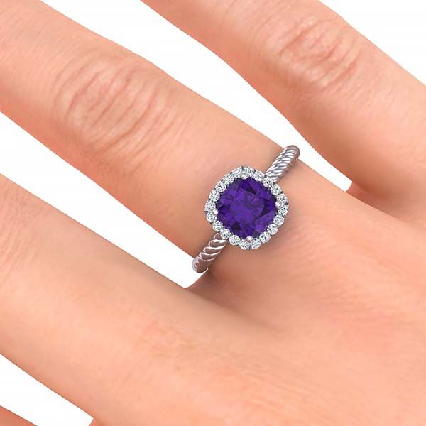 Alyssa Amethyst Ring