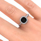 Alyssa Black Diamond Ring