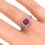 Alyssa Ruby  Ring