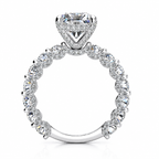 Whitney Lab Grown Ring — white gold — side view
