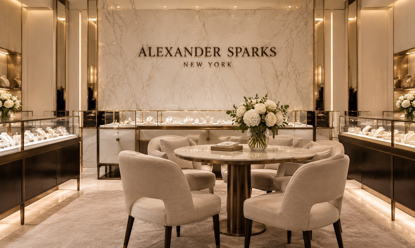 Alexander Sparks jewelry showroom